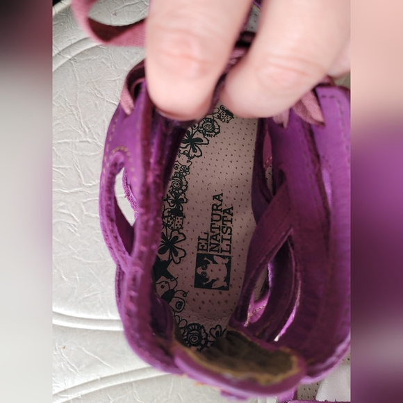 El Naturalista Purple Women's Shoes with Lace-Up Design 39 - Picture 6 of 7
